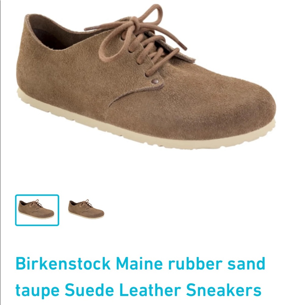 SOLD Birkenstock Maine suede shoes size 37